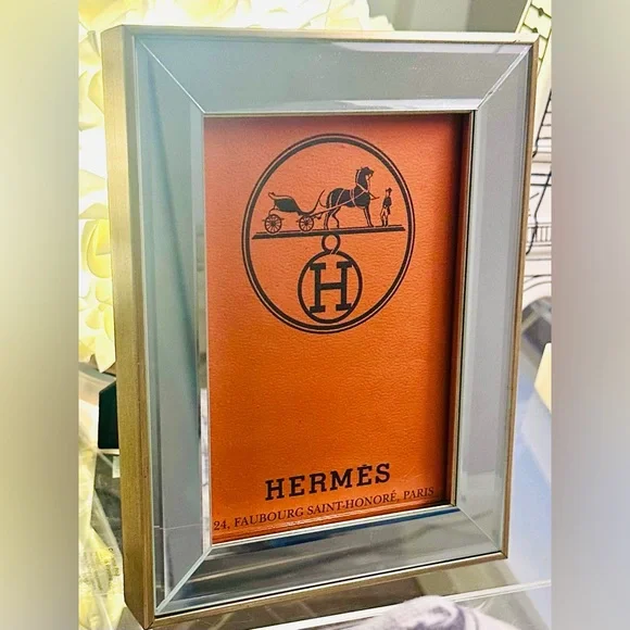 🧡Beautiful Framed Hermés Shopping Bag🧡 - Picture 1 of 10